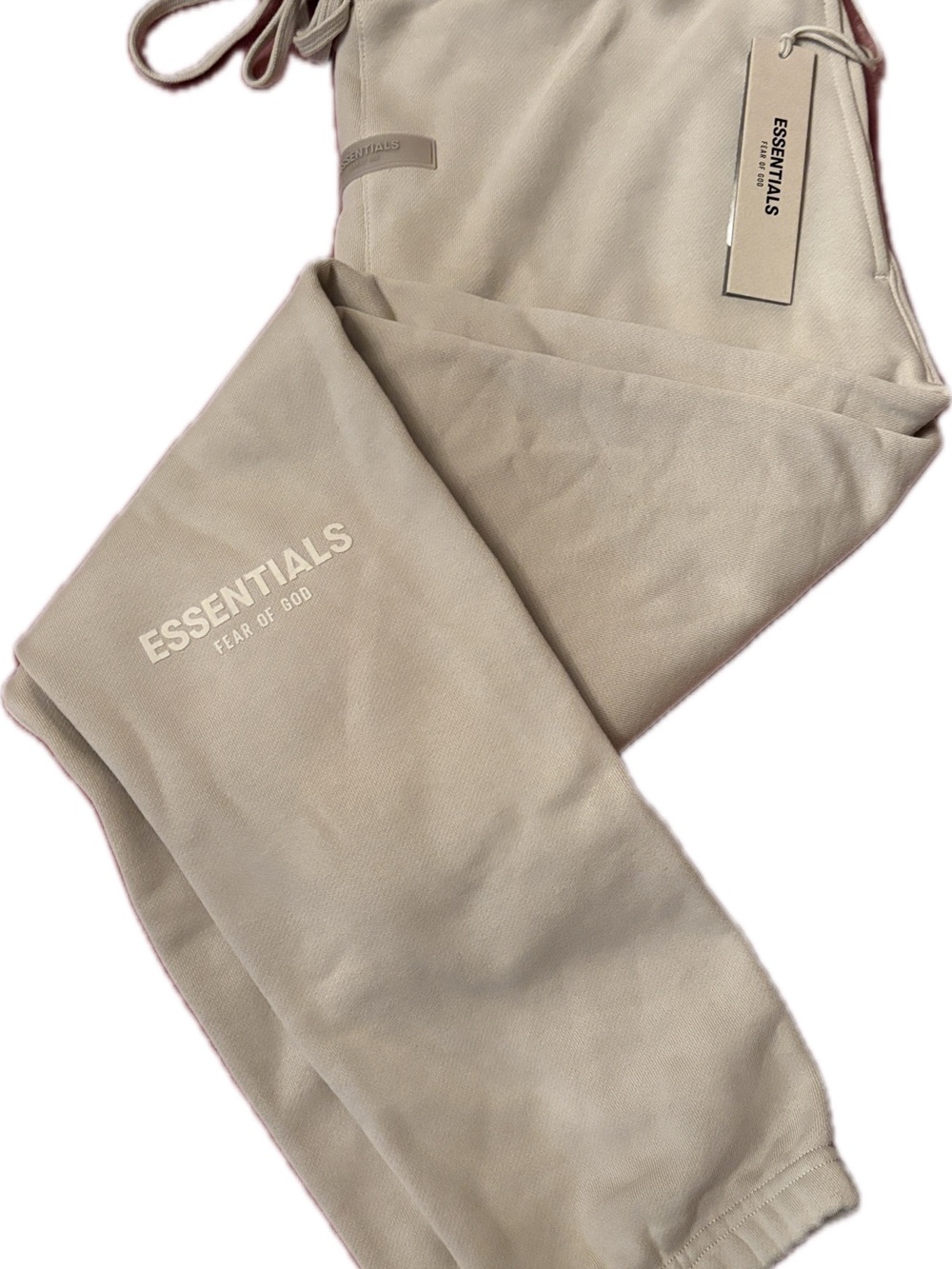 Fear of God ESSENTIALS Mens Size Medium Wheat Color  Sweatpants